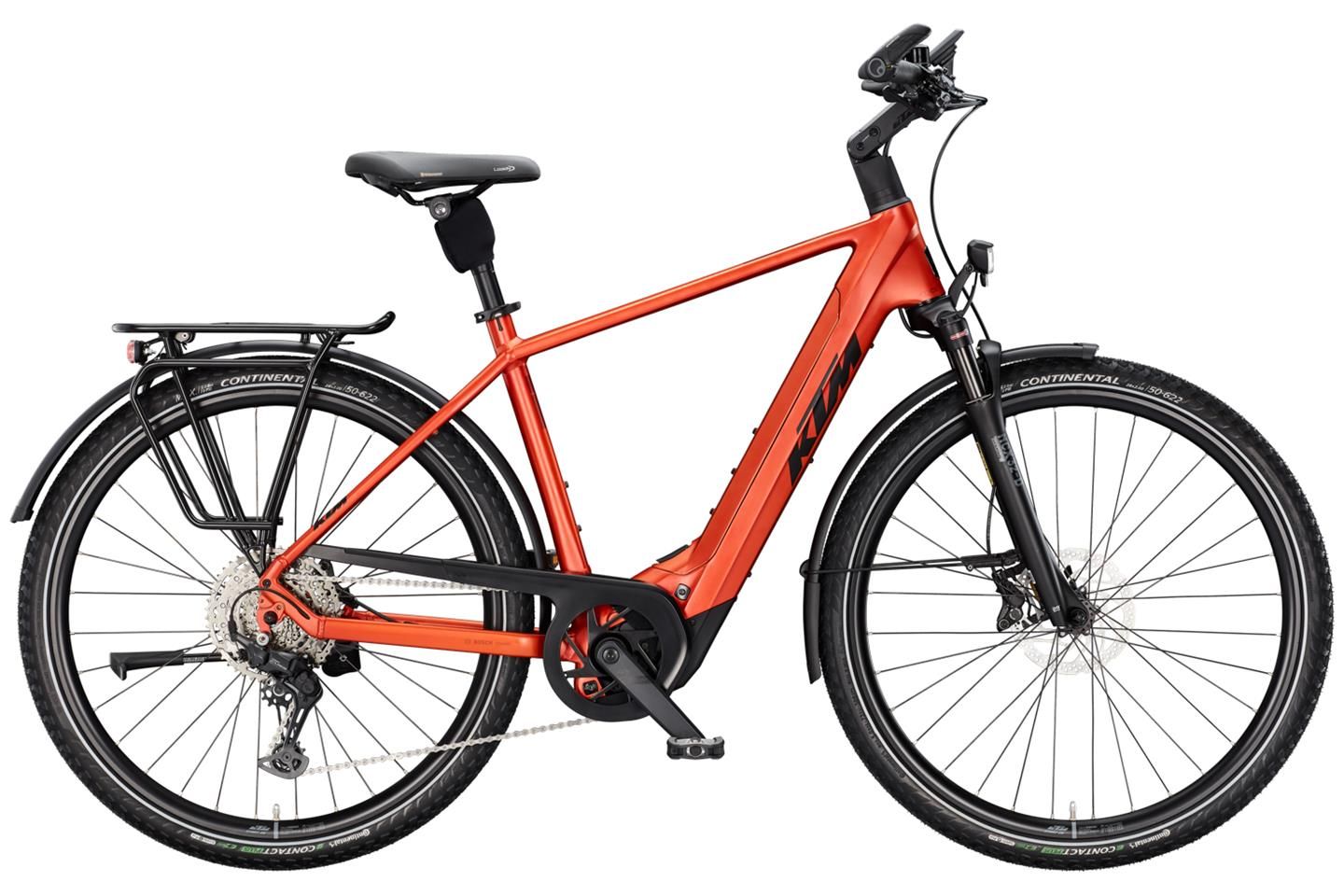 KTM Macina Style 830 Burnt Orange Matt Black