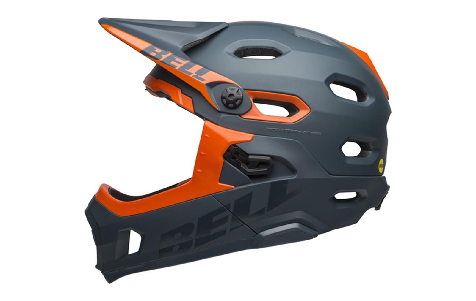 Bell super dh top slate orange