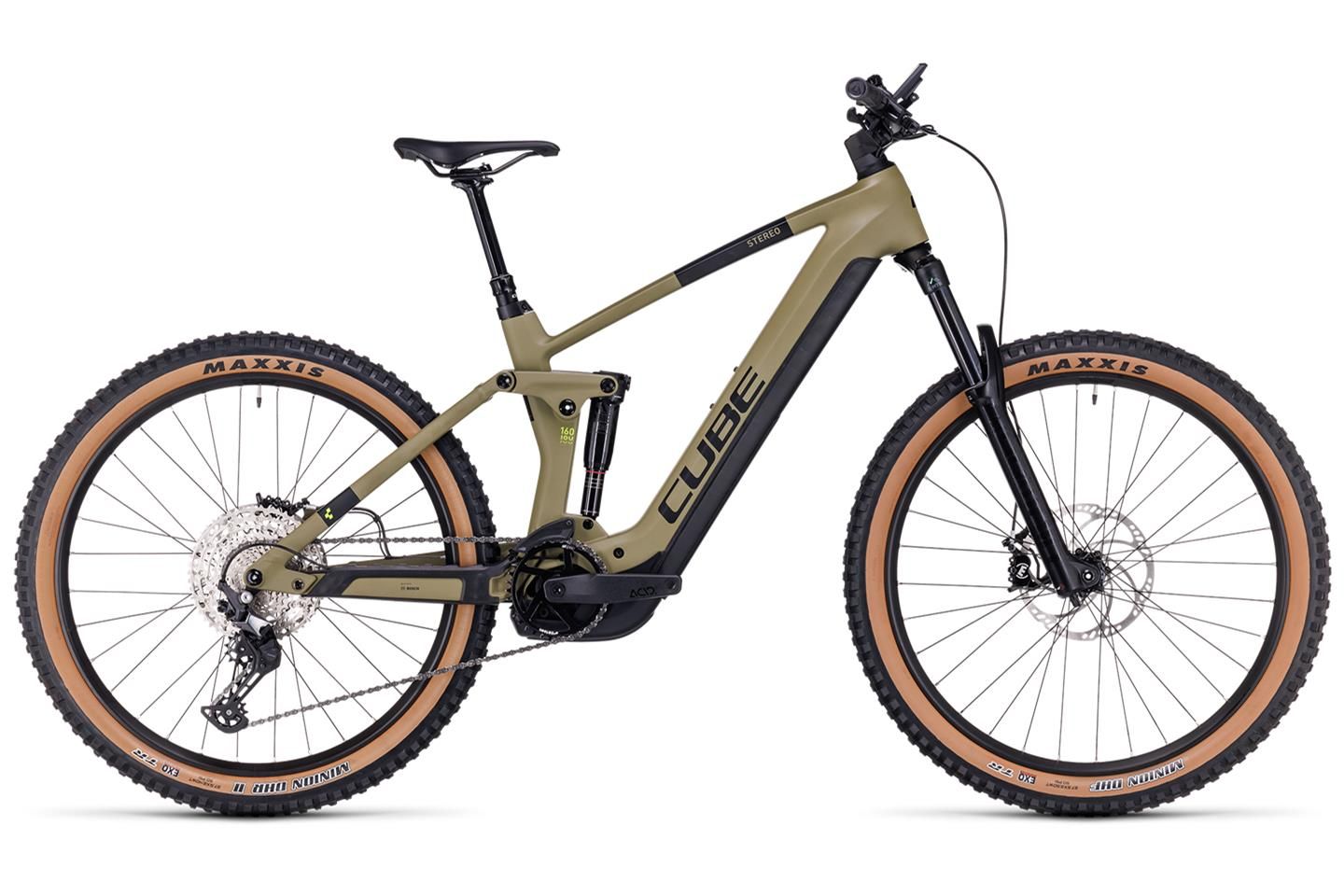 CUBE Stereo Hybrid 160 HPC Race 750 olive n green