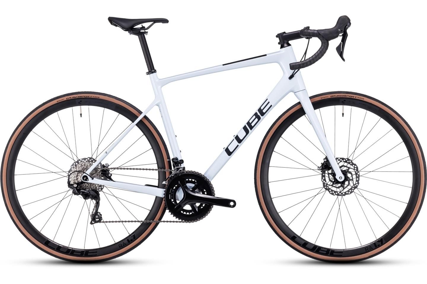 Xe đạp Cube Attain 50 CUBE Attain GTC Race Flashwhite'n'black