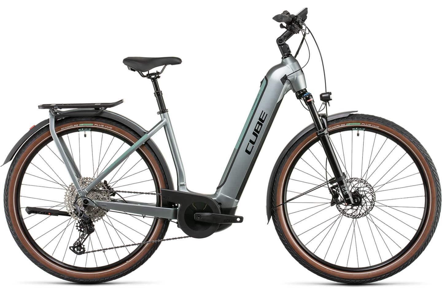 CUBE Kathmandu Hybrid EXC silvergreen n black Easy Entry 2022