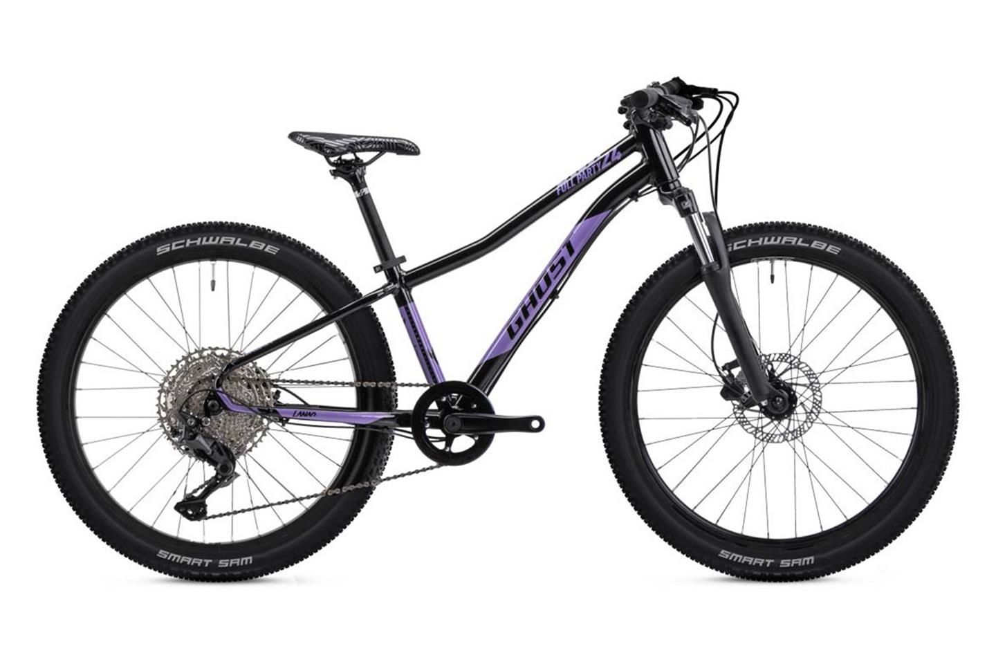 Ghost Lanao 24 Full Party blackmat purple RABE Bike