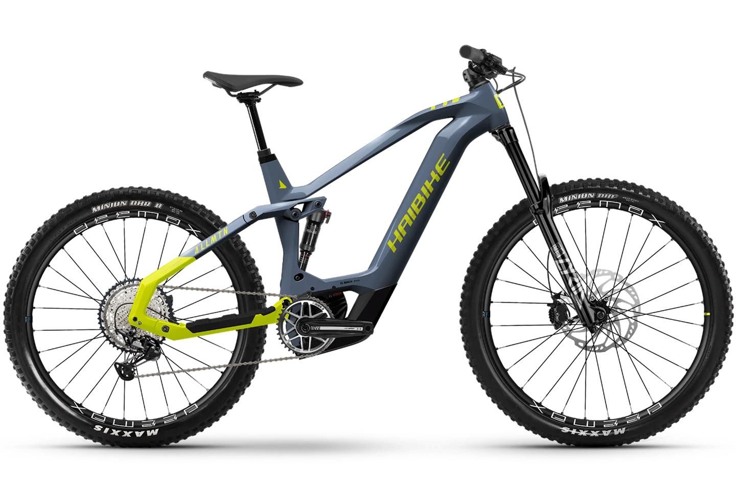Haibike AllMtn CF 11 Slate / Neon Yellow Gloss