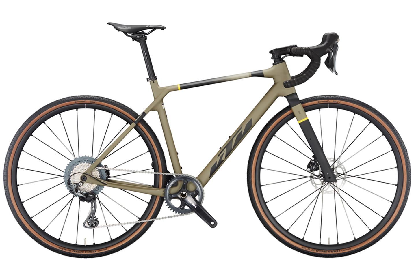 KTM X-Strada Elite Olive Grey Matt (Black+Yellow)