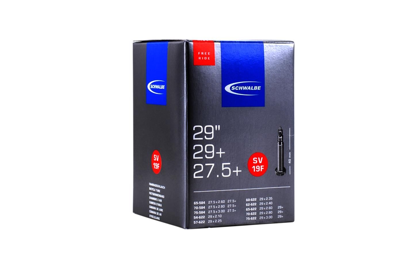 2x Manguera De Bicicleta Schwalbe SV19F 40 Mm 29" (54/75-622) Freeride