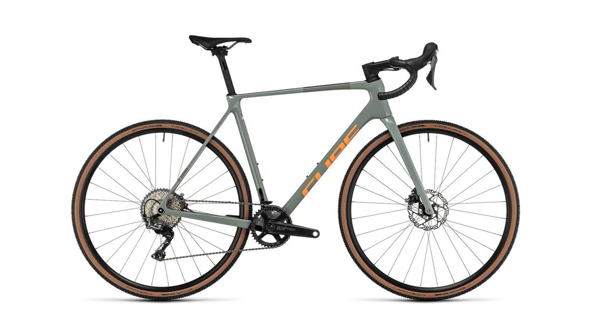 CUBE Cross Race C 62 Pro swampgrey n orange