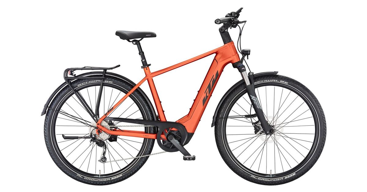 KTM Macina Gran 610 Burnt Orange Matt Black Grey