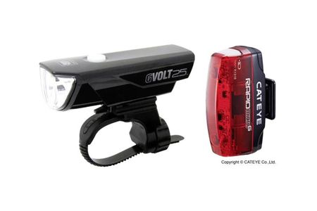 Cateye Set GVolt 25 + Rapid Micro G