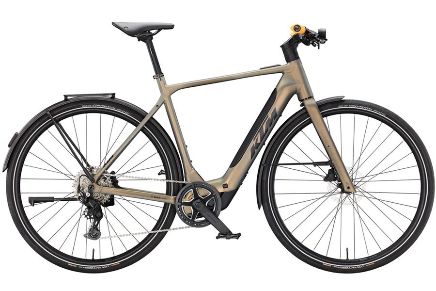 KTM Macina Urbanator SX Olive Pearl Matt Black Amber