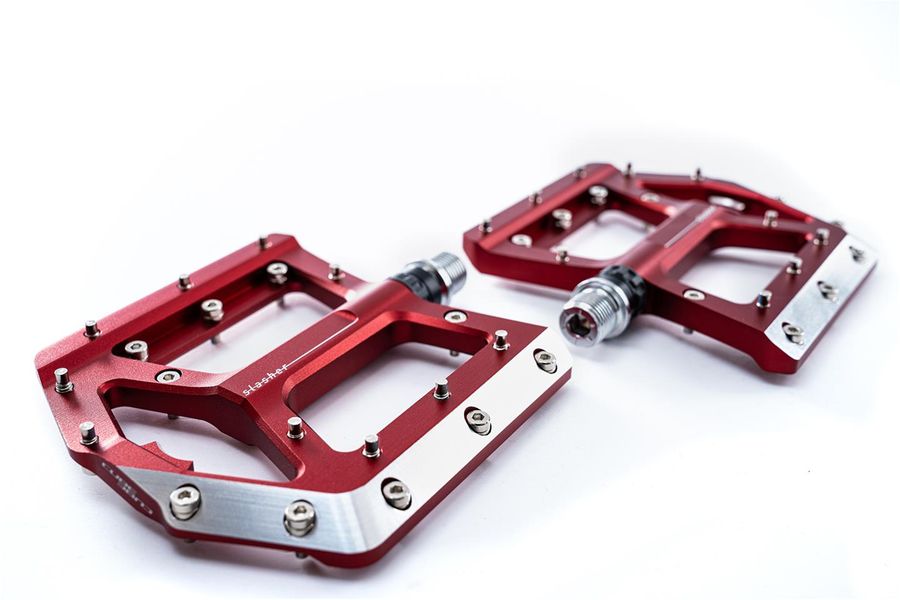 Bike pedals red best sale
