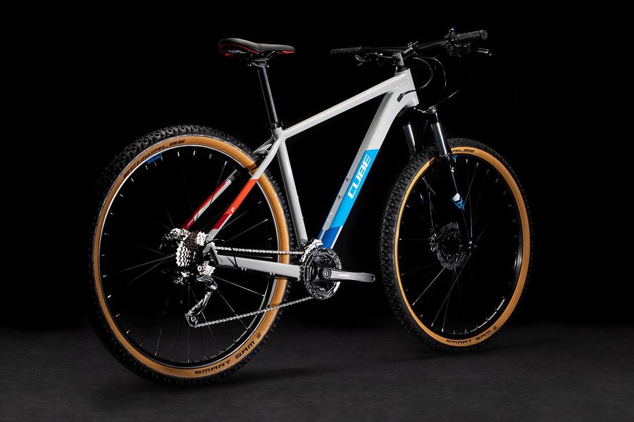 CUBE Aim SL grey n blue n red 2021 Order at RABE Bike Online