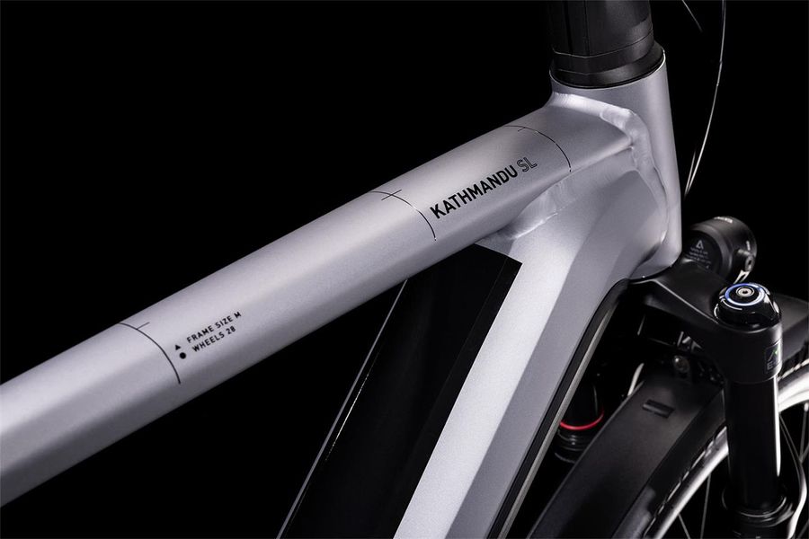 CUBE Kathmandu Hybrid SL polarsilver n black 2022 RABE Bike