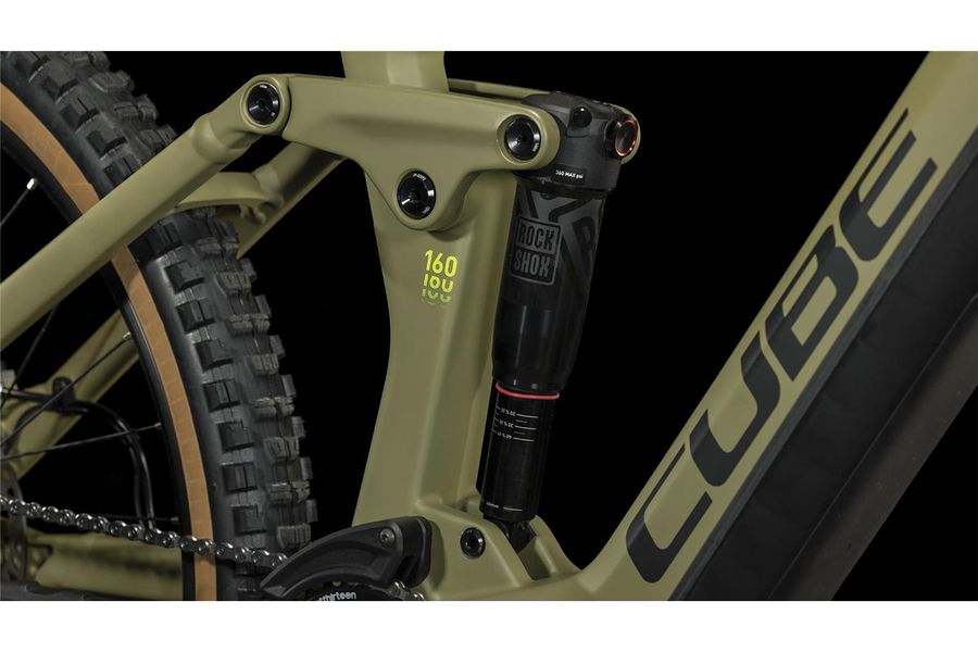 CUBE Stereo Hybrid 160 HPC Race 750 olive n green