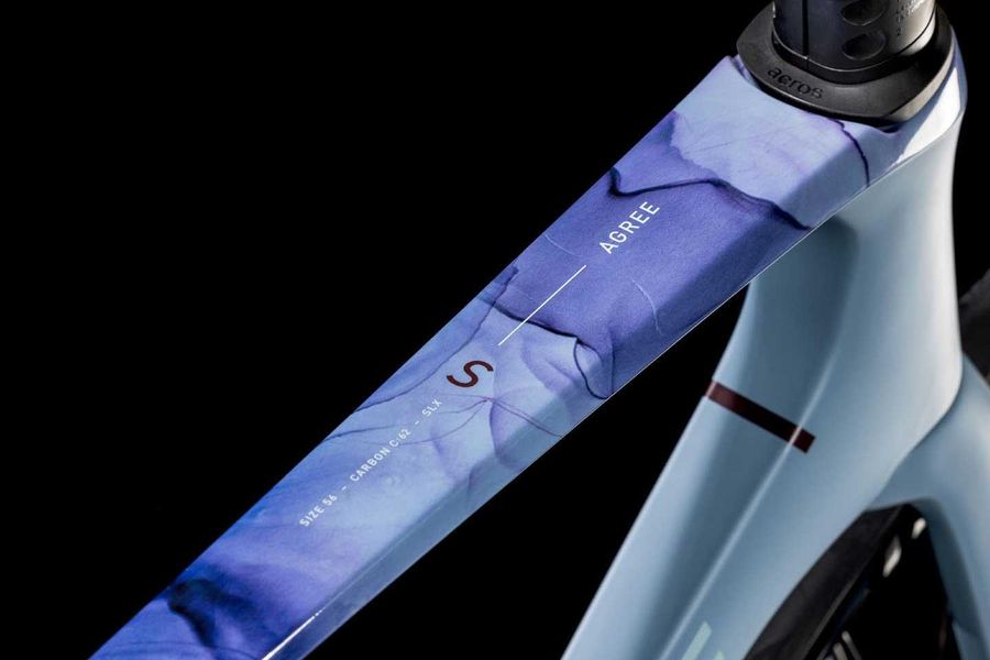 CUBE Agree C:62 SLX pigeonblue´n´art