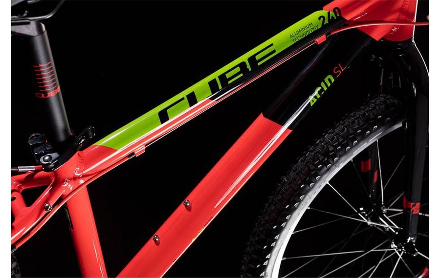 CUBE Acid 240 SL red n green n black 2019 RABE Bike Online Store