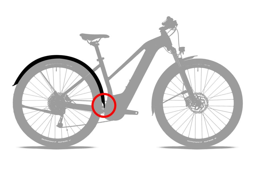 Cube acid mtb shop 75 mudguard set
