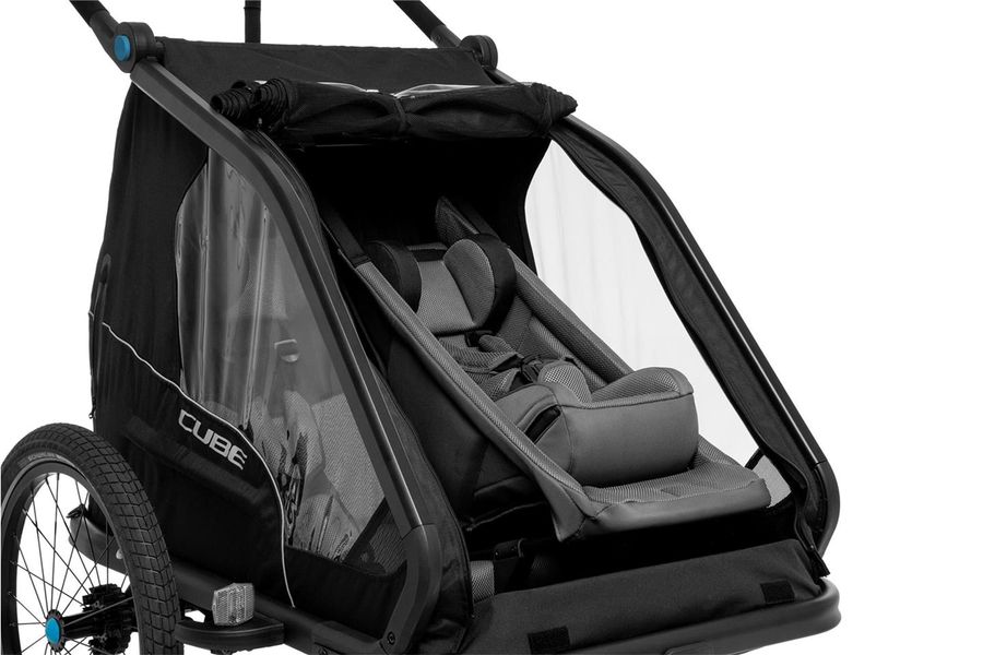CUBE Baby Seat for Kids Bicycle Trailer Double CMPT