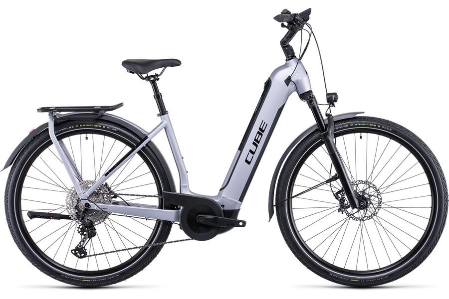 CUBE Kathmandu Hybrid SL Easy Entry polarsilver n black 2022 RABE Bike Online Store
