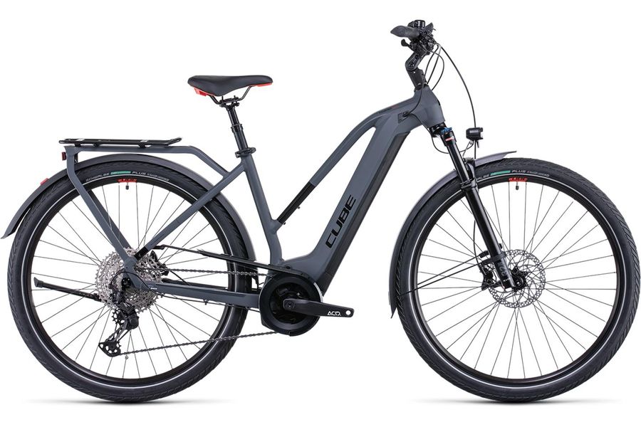 CUBE Touring Hybrid EXC 625 grey n red Trapeze 2022 RABE Bike