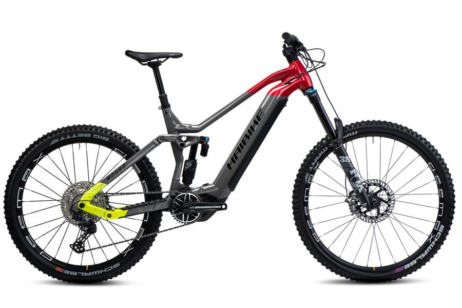 Haibike Nduro 7 grey/red/lime 2023 RABE Bike