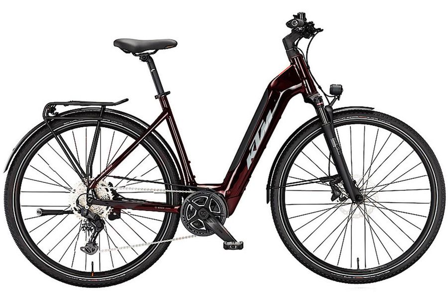 KTM Macina Sport SX Elite Transparent Red Grey Chrome Orange US