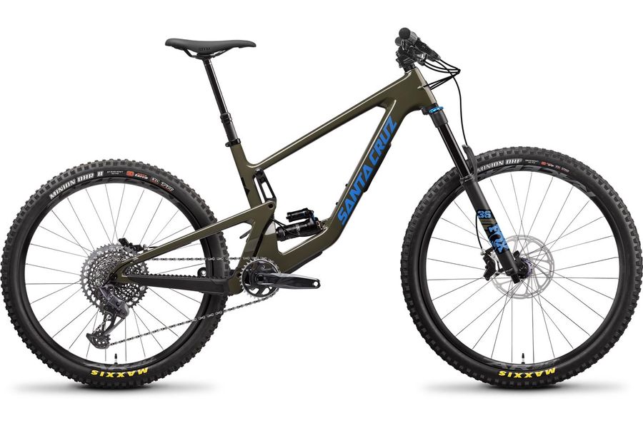 Santa Cruz Bronson 4 C SKit Gloss Moss and Blue 2022 Rabe Bike