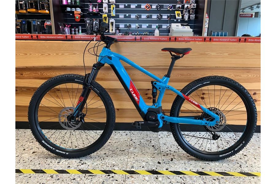 Cube stereo hybrid 120 race 625 2025 blue n red