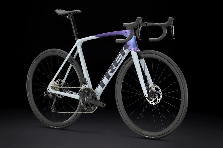 Trek Emonda SL 6 Plasma Pearl Grey Purple Flip