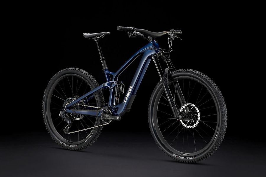 Black and blue trek bike cheap