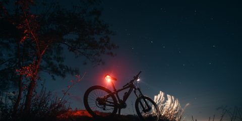 Sonne aus – Fahrradbeleuchtung an