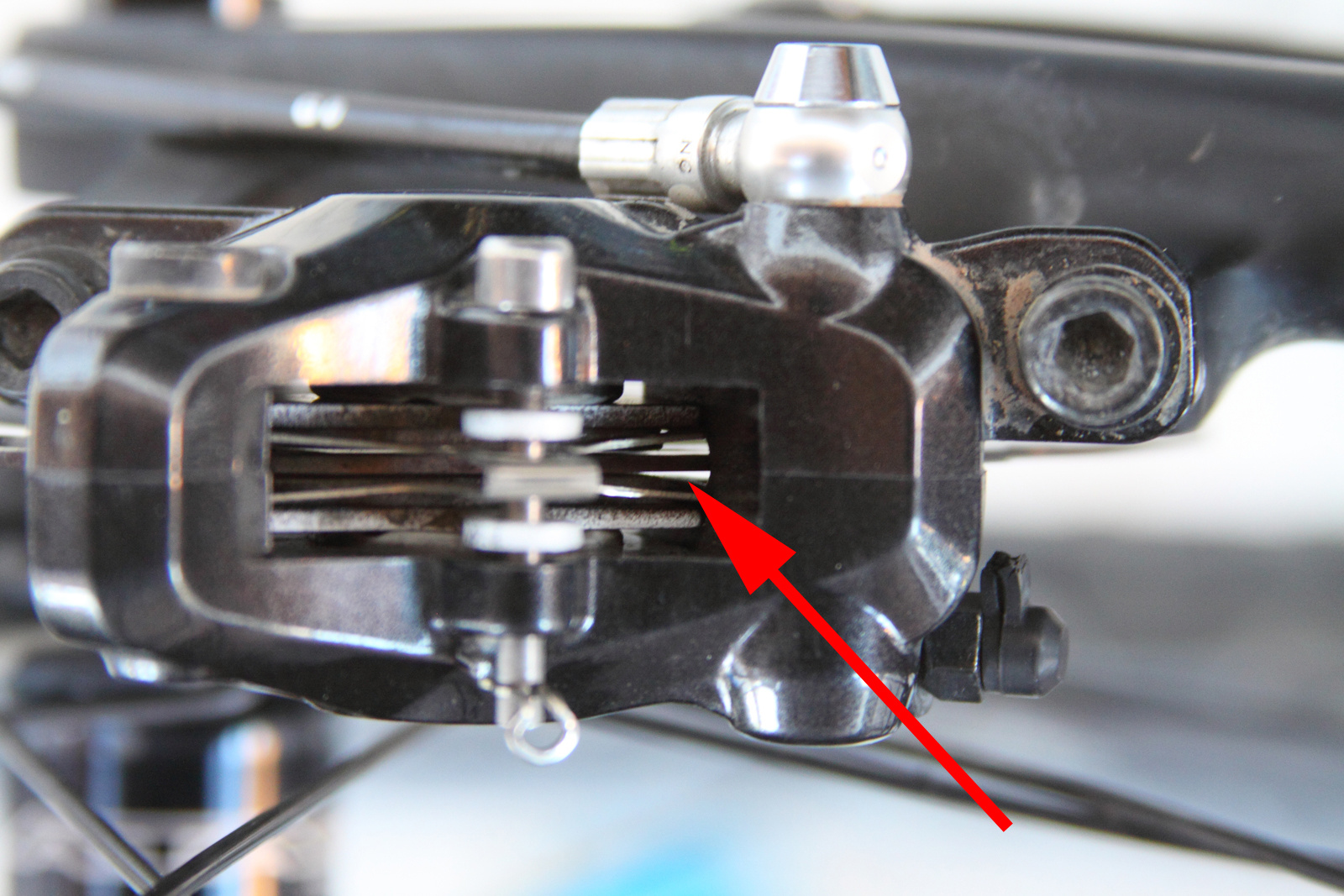 Effektive Fahrradbremse: Hydraulische Scheibenbremsen im Einsatz.