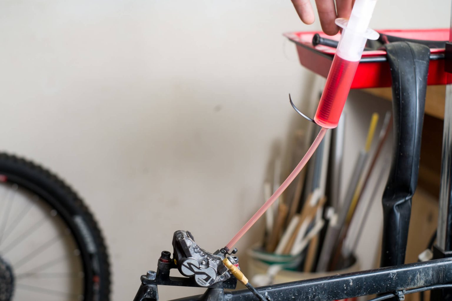 Schritt für Schritt Bremsen von Shimano entlüften RABE Bike